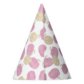 Chapeaux De Fètes Premier Citrouille rose Casquettes d'anniversaire (Dos)