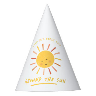 Chapeaux De Fètes Premier Tour Autour du Soleil Enfants 1er Annivers