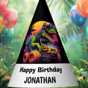 Chapeaux De Fètes Préparez-vous à une fête d'anniversaire Dino-Mite