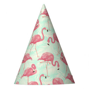 Chapeaux De Fètes Preppy Chic Elegant Pink Flamingo Motif