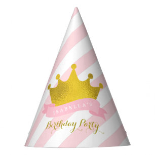 Chapeaux De Fètes Princesse Birthday de diadème d'or