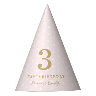 Chapeaux De Fètes Princesse dans l'anniversaire rose