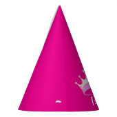 Chapeaux De Fètes Princesse tiara sur magenta rose (Gauche)