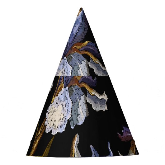 Chapeaux De Fètes Printemps Irises : Broderie Art Renaissance (Devant)