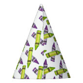 Chapeaux De Fètes Purple Green Crayon Art Fournitures Enseignant Art (Dos)