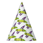 Chapeaux De Fètes Purple Green Crayon Art Fournitures Enseignant Art (Gauche)