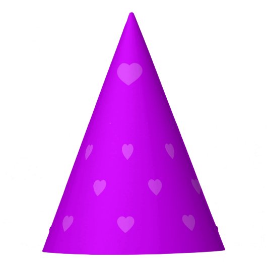 Chapeaux De Fètes Purple hearts (Devant)