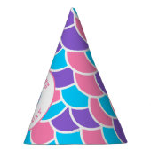 Chapeaux De Fètes Purple rose blanc et sirène bleue (Droite)