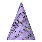 Chapeaux De Fètes Purple Sheet Music Anniversaire (Gauche)