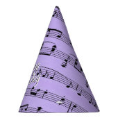 Chapeaux De Fètes Purple Sheet Music Anniversaire (Droite)
