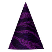 Chapeaux De Fètes Purple Zebra Print Wild Jungle Anniversaire (Devant)