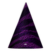 Chapeaux De Fètes Purple Zebra Print Wild Jungle Anniversaire (Gauche)