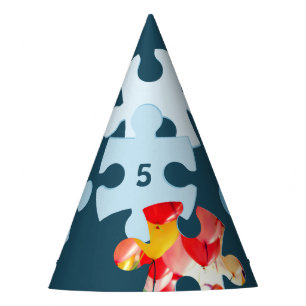 Chapeaux De Fètes Puzzle Amusant pour Enfants 5ème Anniversaire Joye