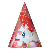 Chapeaux De Fètes Puzzle Joueur 4e anniversaire (Devant)