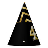 Chapeaux De Fètes Quarantième rayure de chevron de l'anniversaire (Gauche)