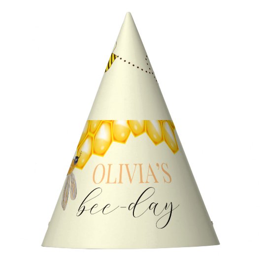 Chapeaux De Fètes Quel que soit l'âge, le thème de l'abeille (Devant)