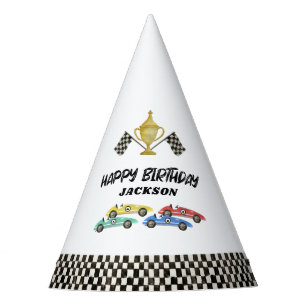 Chapeaux De Fètes Race Car Boys Anniversaire