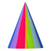 Chapeaux De Fètes Rainbow heureux anniversaire casquette de nom pers (Dos)