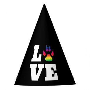 Chapeaux De Fètes Rainbow paw