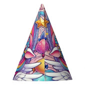 Chapeaux De Fètes Rainbow Royalty Unicorns (Dos)