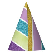 Chapeaux De Fètes Rainbow Unicorn Anniversaire magique (Dos)