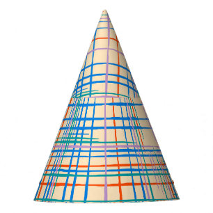 Chapeaux De Fètes rayures Abstraites, tapis de gazon ethnique coloré