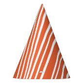 Chapeaux De Fètes Rayures oranges de tigre (Gauche)