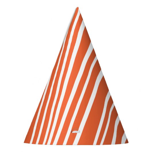 Chapeaux De Fètes Rayures oranges de tigre (Gauche)