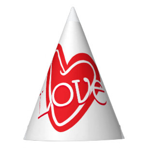 Chapeaux De Fètes Red Heart LOVE