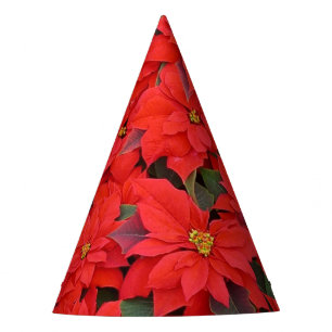 Chapeaux De Fètes Red Poinsettias I Christmas Holiday Floral Photo