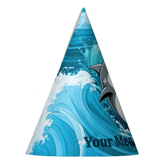 Chapeaux De Fètes Rejoignez-nous pour un requin mordant (Gauche)