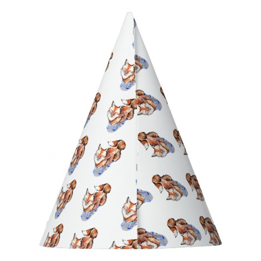 Chapeaux De Fètes Renard en Chaussettes (Dos)