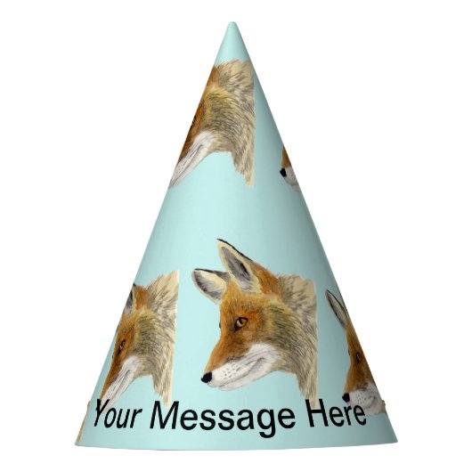 Chapeaux De Fètes Renard rouge (Devant)