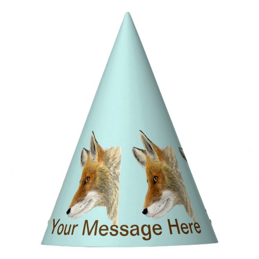 Chapeaux De Fètes Renard rouge (Devant)