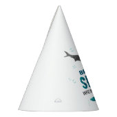 Chapeaux De Fètes Requin infesté n'importe quel âge Anniversaire (Gauche)