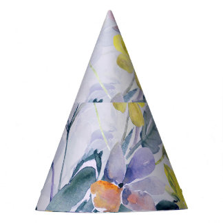 Chapeaux De Fètes Ressort fleur sauvage, motif naturel sans soudure.