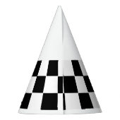 Chapeaux De Fètes Retro Checker Deux Cool Sourire Anniversaire (Dos)