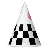 Chapeaux De Fètes Retro Checker Deux Cool Sourire Anniversaire (Gauche)