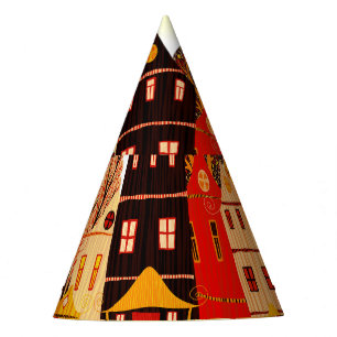 Chapeaux De Fètes Retro Sweet Home Poster : Maisons de dessin