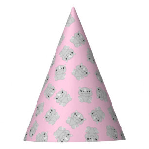 Chapeaux De Fètes Rhino fête d'anniversaire rose