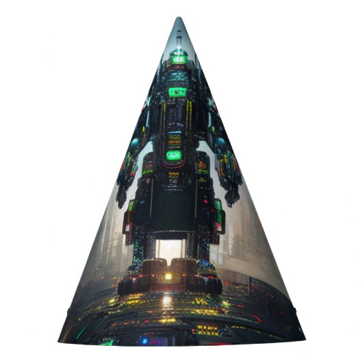 Chapeaux De Fètes Robot 4 casquettes (Devant)