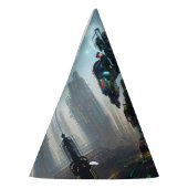 Chapeaux De Fètes Robot 4 casquettes (Gauche)