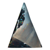 Chapeaux De Fètes Robot 4 casquettes (Droite)