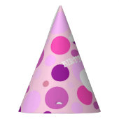 Chapeaux De Fètes Rose et pourpre de fille d'anniversaire de (Gauche)