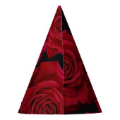 Chapeaux De Fètes Rose rouge élégant tout anniversaire d'âge (Dos)