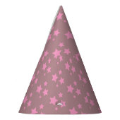 Chapeaux De Fètes Rose Stars Design moderne (Gauche)