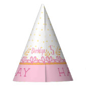 Chapeaux De Fètes Rose Whimsical Sweet 5e anniversaire Casquette de  (Dos)