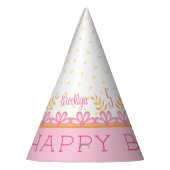 Chapeaux De Fètes Rose Whimsical Sweet 5e anniversaire Casquette de  (Gauche)