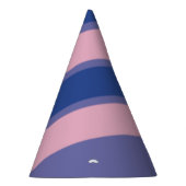 Chapeaux De Fètes Roses et nuances de violet rayures (Droite)