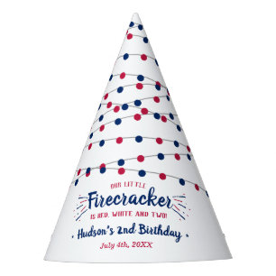 Chapeaux De Fètes Rouge, Blanc & Deux ! 4 juillet 2e anniversaire